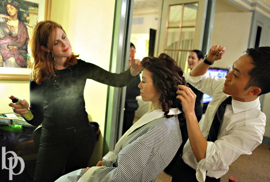 Boston Public Library Wedding Preparation © Brian Phillips Photography